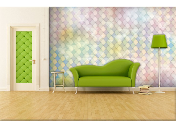Fotobehang Abstract | Geel, Groen | 104x70,5cm