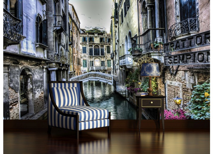 Fotobehang Venetië | Grijs | 416x254
