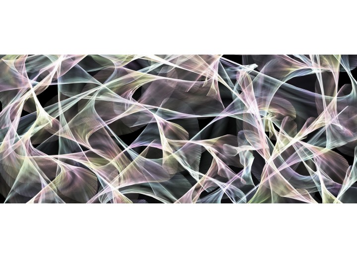 Fotobehang Design | Grijs, Paars | 250x104cm