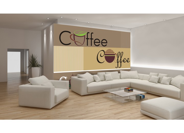 Fotobehang Papier Koffie, Keuken | Bruin | 254x184cm