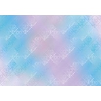 Fotobehang Papier Klassiek | Roze, Blauw | 254x184cm