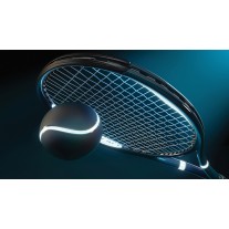 Fotobehang Tennis | Blauw | 152,5x104cm