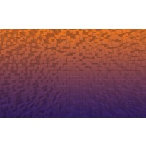 Fotobehang Papier 3D | Oranje, Paars | 254x184cm
