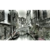 Fotobehang Papier Venetië | Grijs | 254x184cm