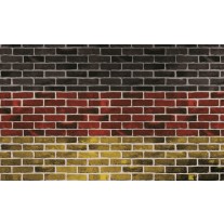 Fotobehang Stenen, Muur | Rood | 152,5x104cm
