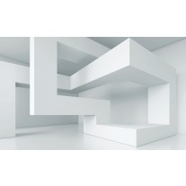 Fotobehang 3D, Modern | Wit | 152,5x104cm