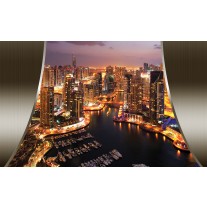 Fotobehang Skyline, Steden | Bruin | 152,5x104cm