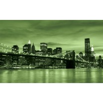 Fotobehang New York | Groen | 152,5x104cm