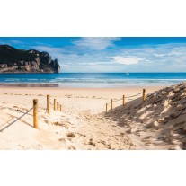 Fotobehang Strand, Zee | Blauw | 152,5x104cm