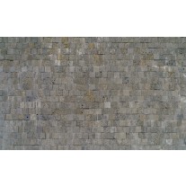 Fotobehang Stenen, Muur | Grijs | 152,5x104cm