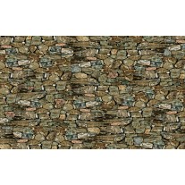 Fotobehang Stenen, Muur | Groen | 152,5x104cm
