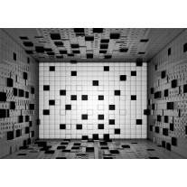 Fotobehang 3D | Grijs, Zwart | 152,5x104cm