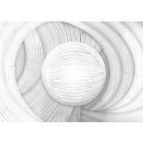 Fotobehang Papier 3D, Modern | Grijs | 254x184cm