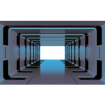 Fotobehang 3D, Design | Blauw | 152,5x104cm