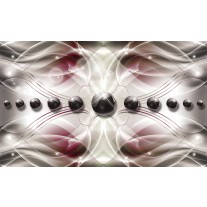 Fotobehang Design, 3D | Zilver | 152,5x104cm