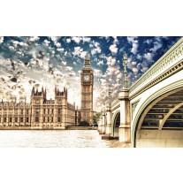Fotobehang London | Sepia | 104x70,5cm