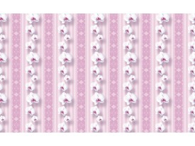 Fotobehang Papier Bloemen, Orchidee | Roze | 254x184cm