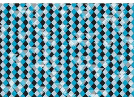 Fotobehang Vlies | Abstract | Blauw, Grijs | 368x254cm (bxh)