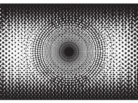 Fotobehang Papier Abstract | Zwart, Wit | 254x184cm