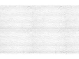 Fotobehang Muur, Bakstenen | Wit | 104x70,5cm