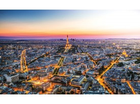 Fotobehang Vlies | Parijs | Geel | 368x254cm (bxh)
