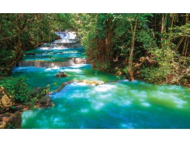Fotobehang Natuur | Groen, Blauw | 312x219cm