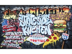 Fotobehang Vlies | Jeugd, Slaapkamer | Grijs | 368x254cm (bxh)