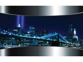 Fotobehang Skyline, Steden | Blauw | 152,5x104cm