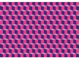Fotobehang 3D, Design | Roze | 152,5x104cm