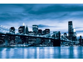 Fotobehang New York | Blauw | 152,5x104cm