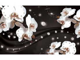 Fotobehang Vlies | Orchideeën, Bloemen | Wit | 368x254cm (bxh)