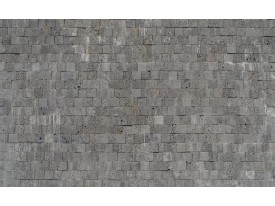 Fotobehang Stenen, Muur | Grijs | 416x254