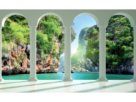 Fotobehang Natuur, Water | Groen | 152,5x104cm