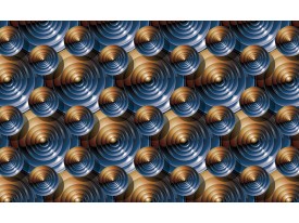 Fotobehang Vlies | Design | Bruin, Blauw | 368x254cm (bxh)