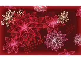 Fotobehang Vlies | Bloemen | Rood | 368x254cm (bxh)