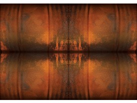 Fotobehang Landelijk | Bruin, Oranje | 152,5x104cm