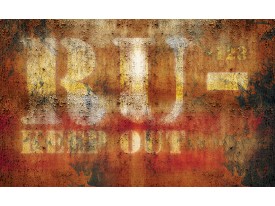 Fotobehang Papier Industrieel | Oranje | 254x184cm