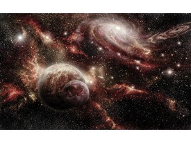Fotobehang Planeten | Rood, Bruin | 208x146cm
