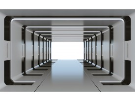 Fotobehang 3D, Design | Grijs | 208x146cm