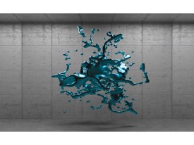 Fotobehang 3D, Design | Turquoise | 208x146cm