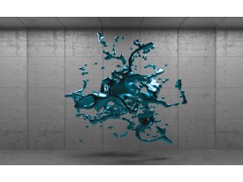 Fotobehang 3D, Design | Turquoise | 104x70,5cm