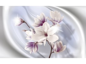 Fotobehang Bloemen, Magnolia | Paars | 104x70,5cm