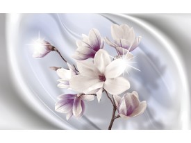 Fotobehang Bloemen, Magnolia | Paars | 208x146cm