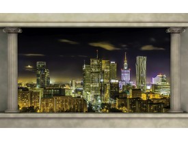 Fotobehang Papier Skyline, Modern | Grijs | 368x254cm