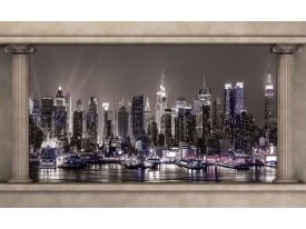 Fotobehang Skyline | Grijs | 104x70,5cm