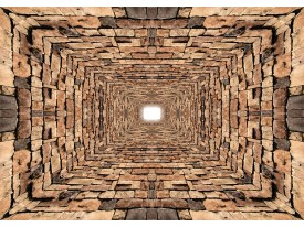 Fotobehang 3D, Modern | Bruin | 152,5x104cm
