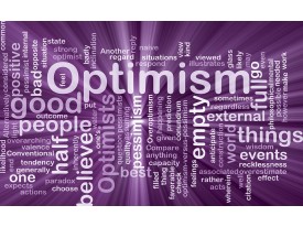 Fotobehang Tekst, Optimisme | Paars | 152,5x104cm