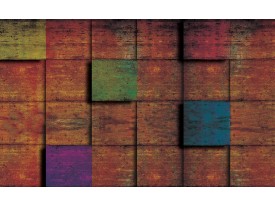 Fotobehang Hout, Landelijk | Bruin | 208x146cm