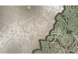 Fotobehang Modern | Groen, Grijs | 104x70,5cm