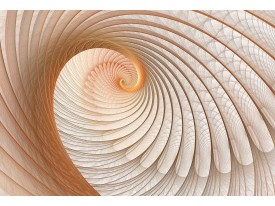 Fotobehang Papier Abstract | Crème | 254x184cm